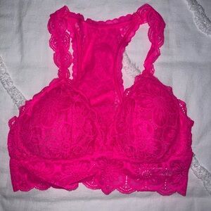 Aerie Lace Pink Bralette